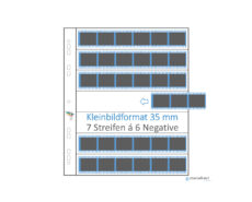 Kaiser Glassine negative sleeves 35mm (25 sheets per pack)