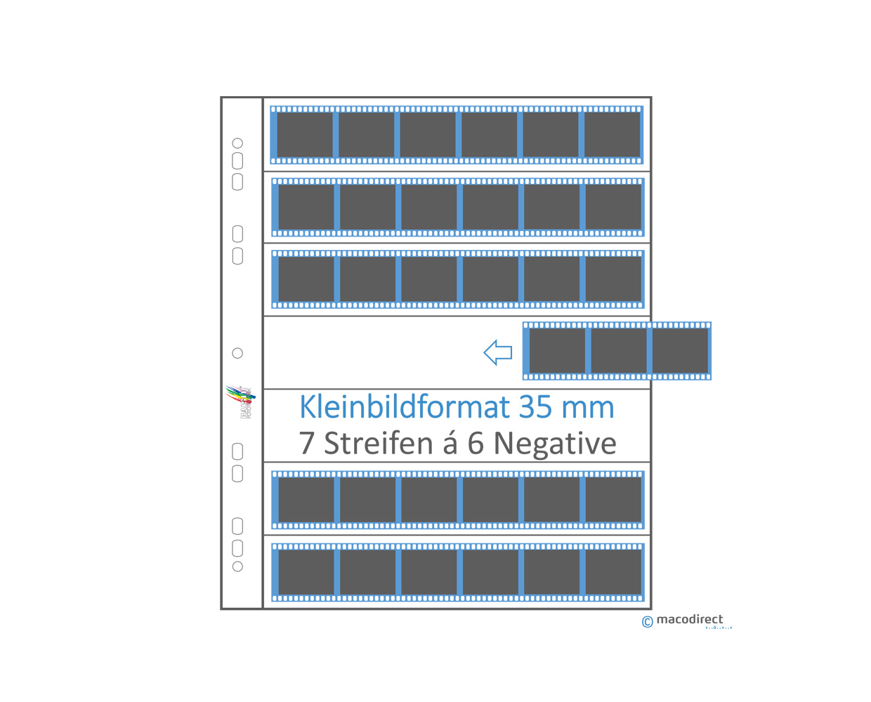 ShopbildyivzV0Pq0hGGT Kaiser Glassine negative sleeves 35mm (25 sheets per pack) - Image 1